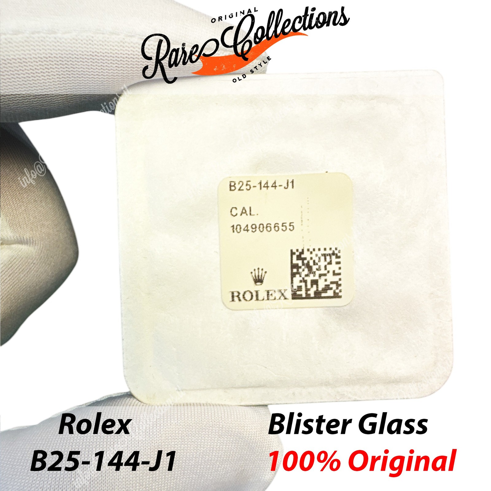 NEW Nuovo Vetro Glass Rolex B25-144 Plexiglass 76100 79090 Plastica