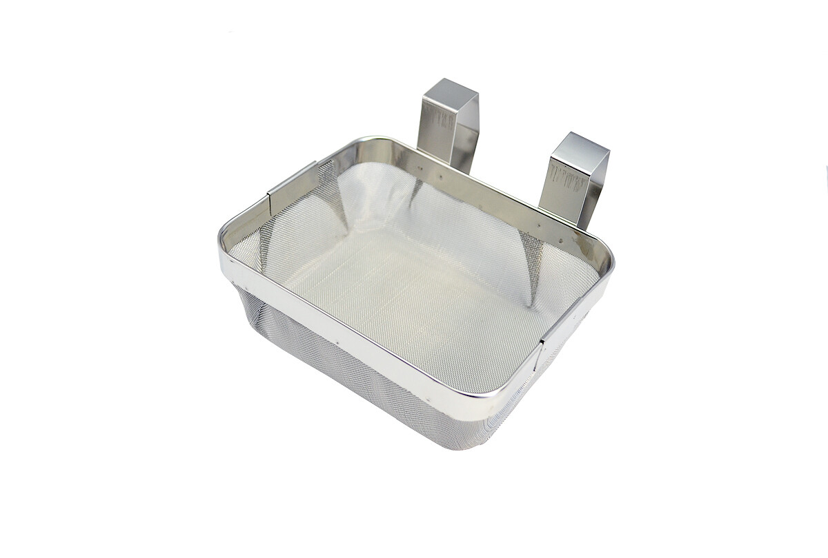 ULTRASONIC CLEANING MESH HANGING BASKET 4″x5″x1.5″ JEWELRY PARTS WATCH PIECES