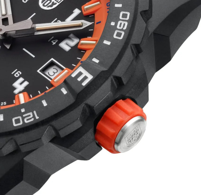 Luminox Men’s Watch Bear Grylls Survival Quartz Orange Dial Black Strap XB.3739