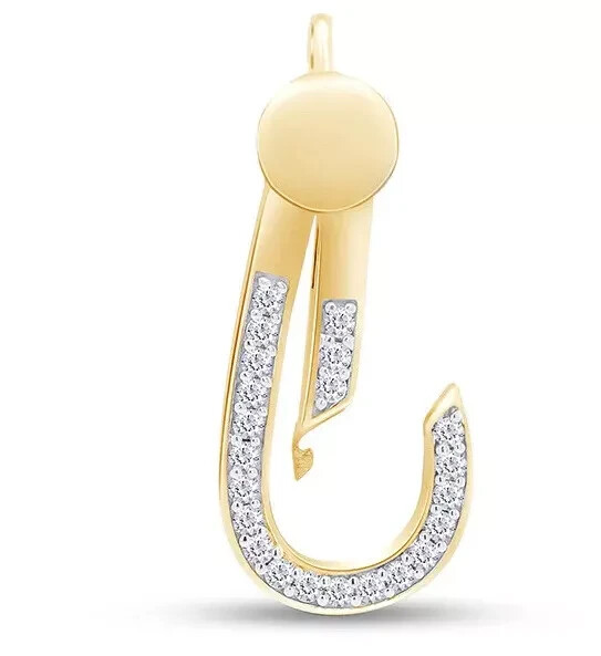 1/2 Ct Diamond Clasp Lock Finding Lab Grown