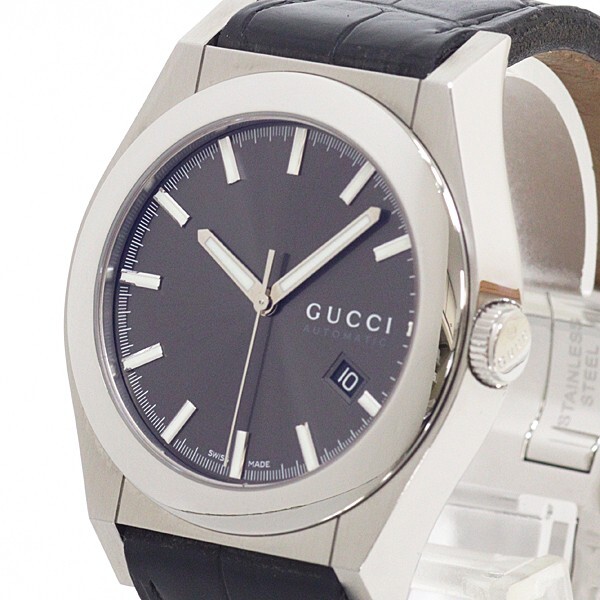 Gucci 115XL Pantheon Automatic YA115203 Automatic 44mm Black Date Men’s Watch