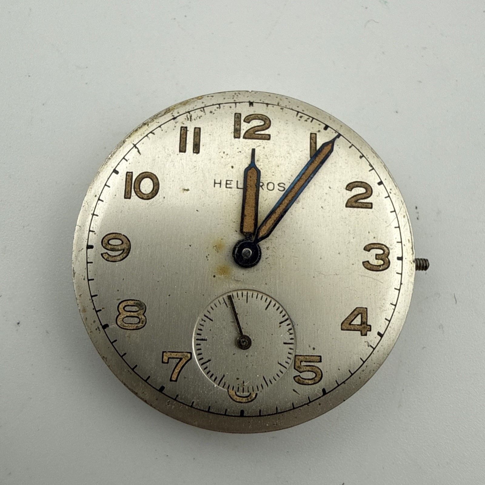 Helbros Sub Dial 7J 84 Manual Wind Up Vintage Movement – Good Balance Wheel