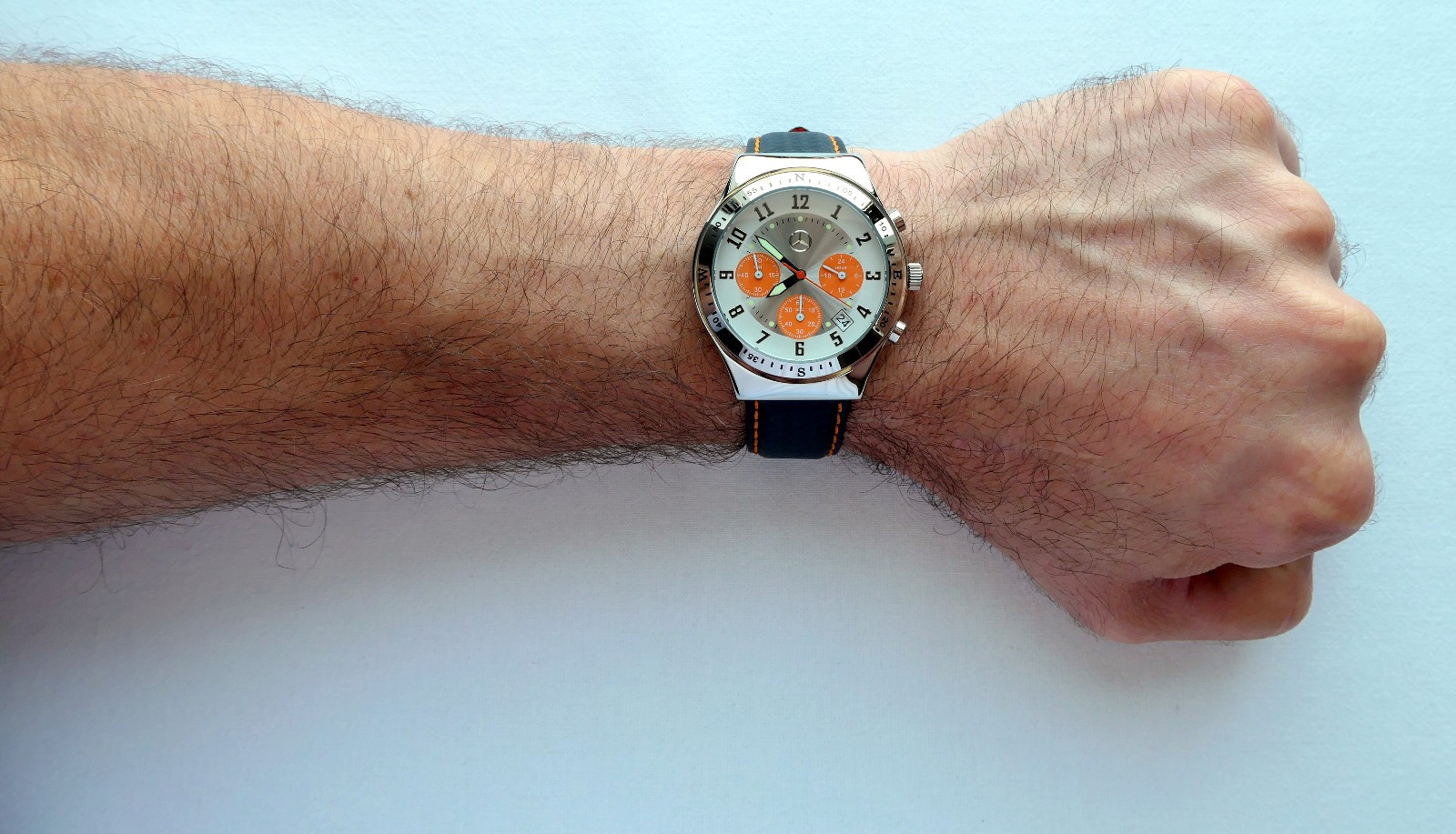 Mercedes Benz AMG Motorsport Racing Car Accessory Sport Design Chronograph Watch