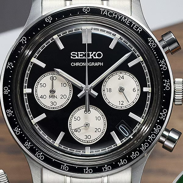 New SEIKO SBTR055 Panda Dial Chronograph Quartz JDM from Japan