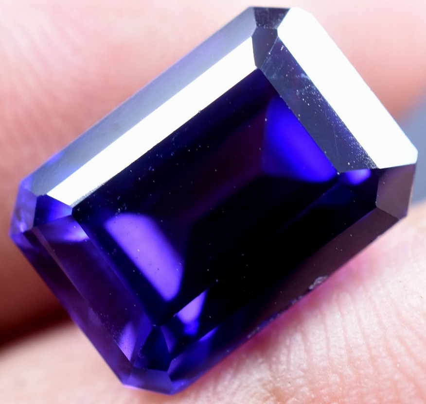 Very Clean 9.65 Ct Natural Purple Blue Tanzanite IF GGL Certified Loose Gem!!