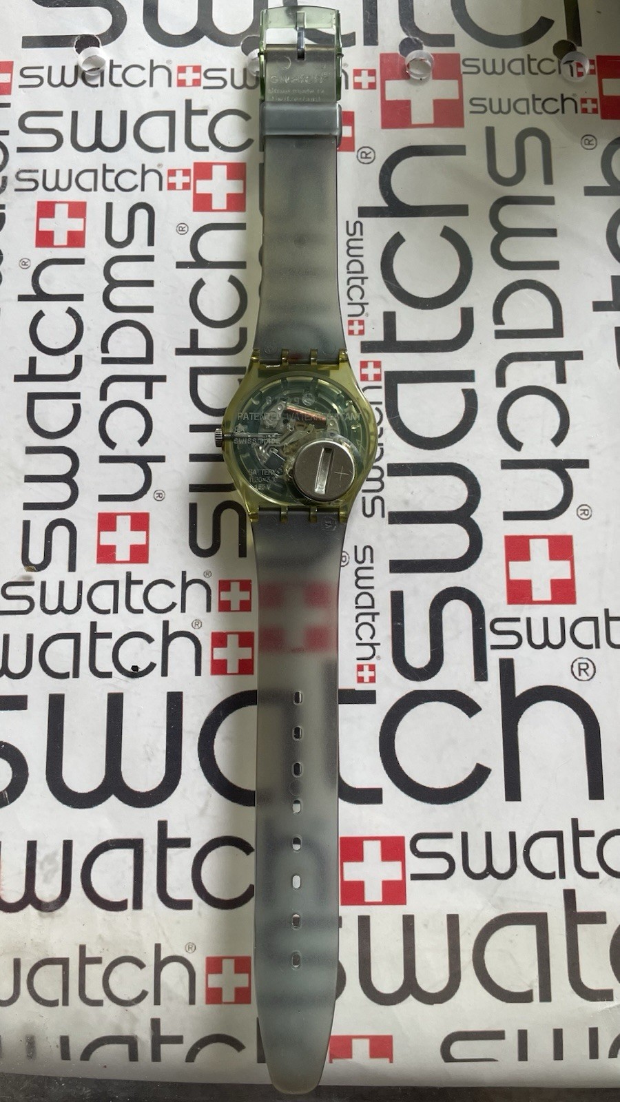 Swatch Grey GM132 1996 Standard Gents 34mm Vintage