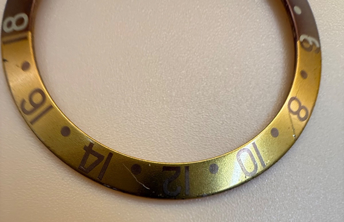 Authentic Rolex GMT-Master II 16713 16718 Root Beer/Bronze Bezel Faded Insert