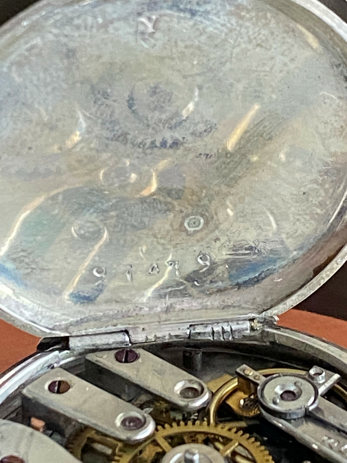 VINTAGE 35.6MM LOUIS JACOT POCKET WATCH, PIN SET, RUNNING GOOD