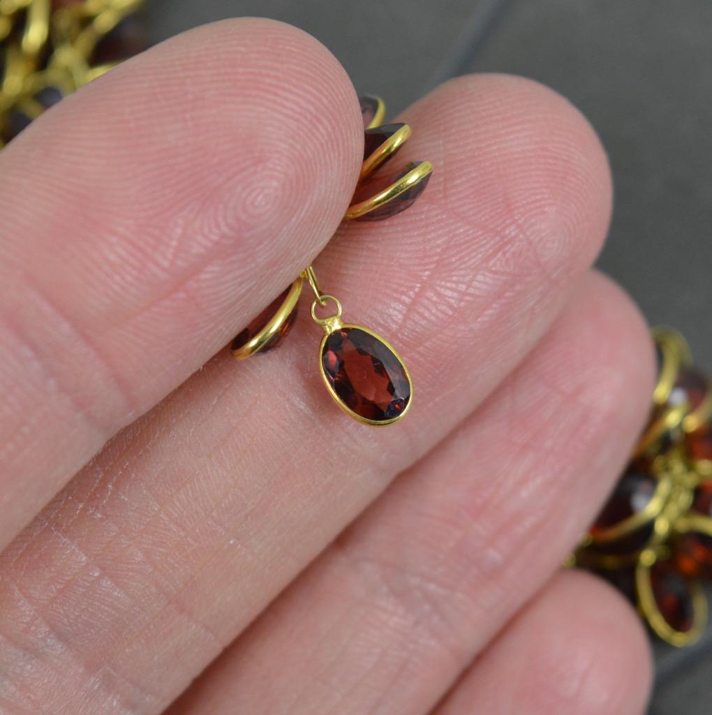 1 x Sweet 9 Carat Yellow Gold and Garnet Bezel Set Charm Pendant