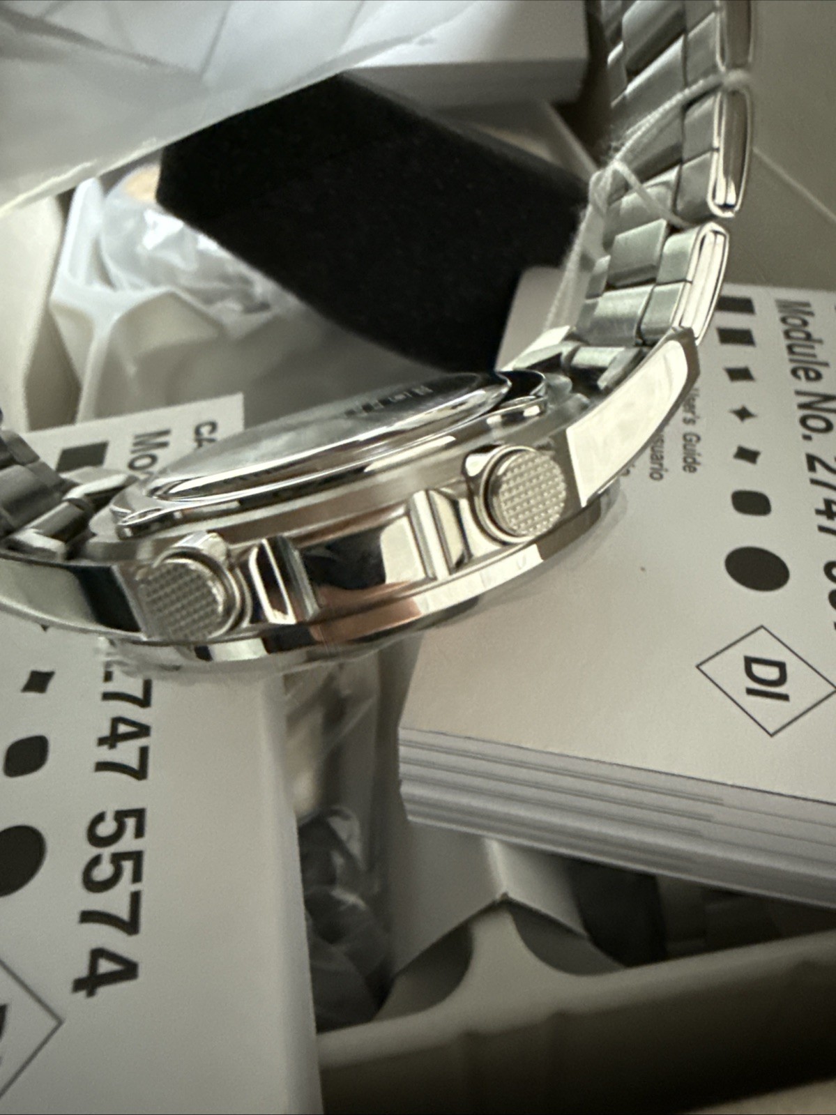 Casio AMW880D-9A Ana-Digi Sporty Design Stainless Steel Band Watch