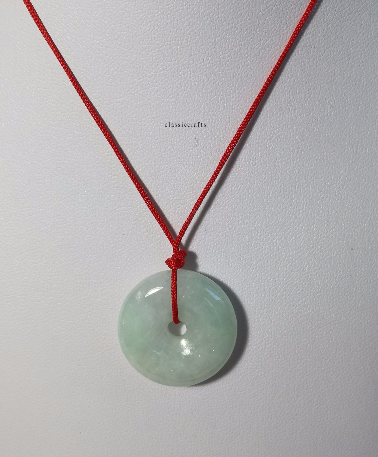 Genuine natural A grade green/lavender Jade Jadeite Pingan pendant Dia25-29mm