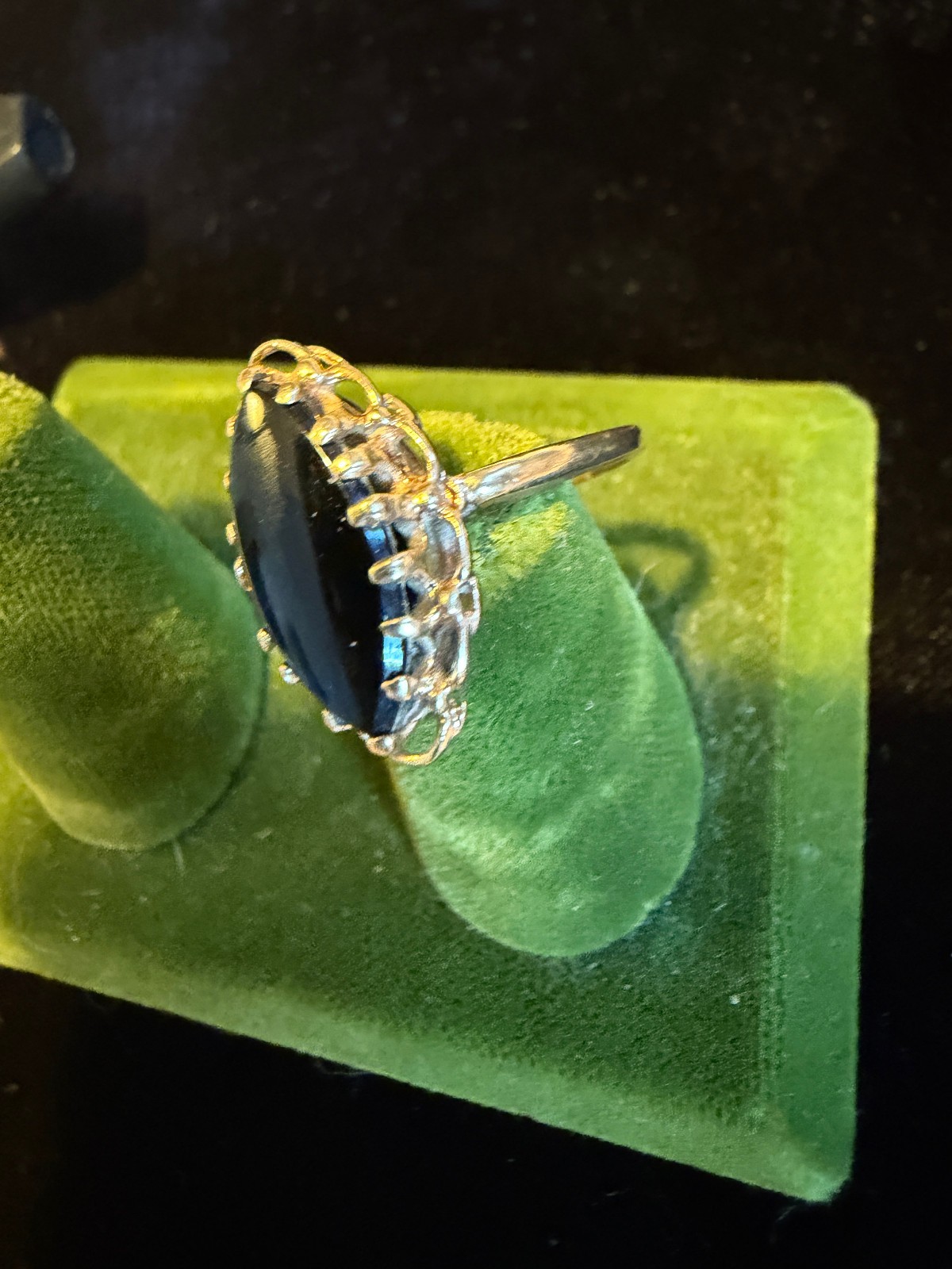 Vintage SOLID 10KT Gold Stamped Size 7 Ring Harmony 2.82g New Old Stock!