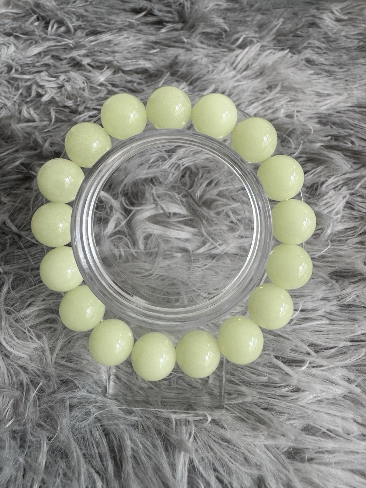 Glow-in-the-dark stone Bracelet 11.8mm