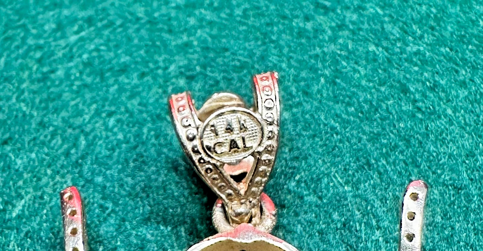14K Gold Iced-Out Spider Pendant With Cubic zirconia