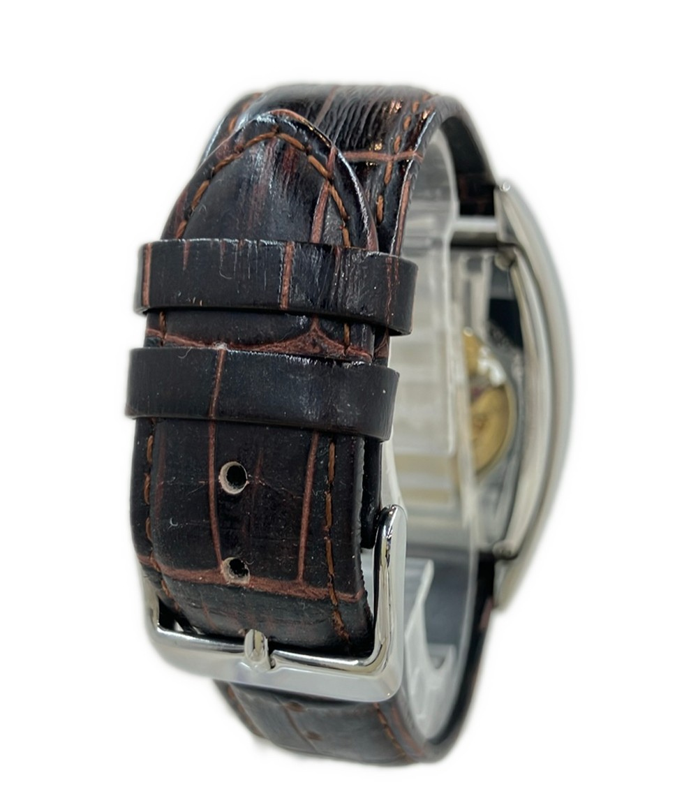 AUREOLE SW580M Automatic Watch Silver Mens Timepiece Vintage Rare