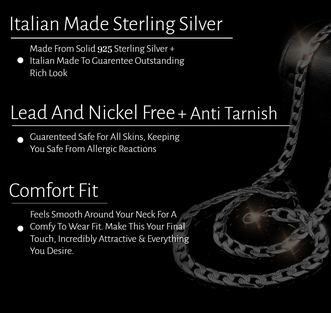 925 Solid Sterling Silver Thick 5MM Franco Link Box Chain Necklace Unisex