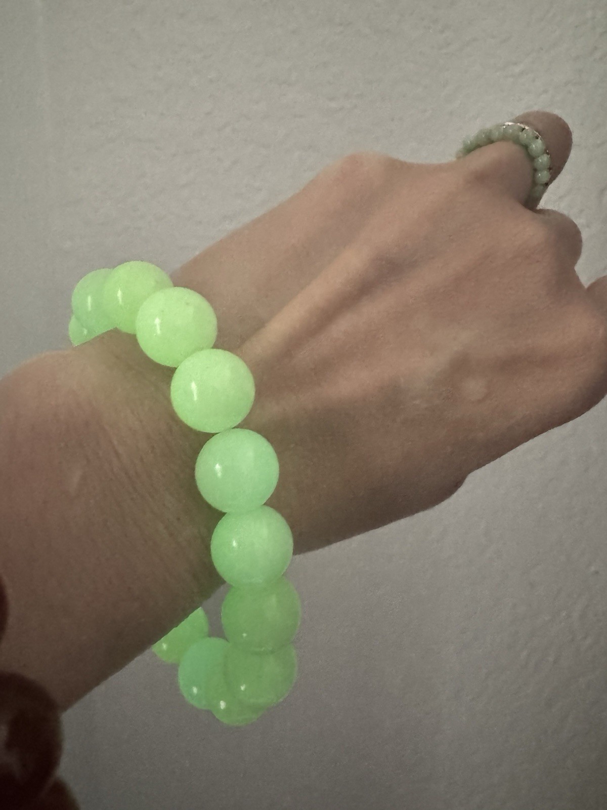 Glow-in-the-dark stone Bracelet 11.8mm