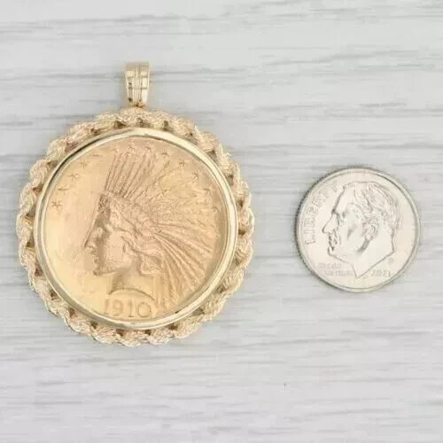 Without Stone Custom Wedding Pendant for Women in 14k Yellow Gold Plated