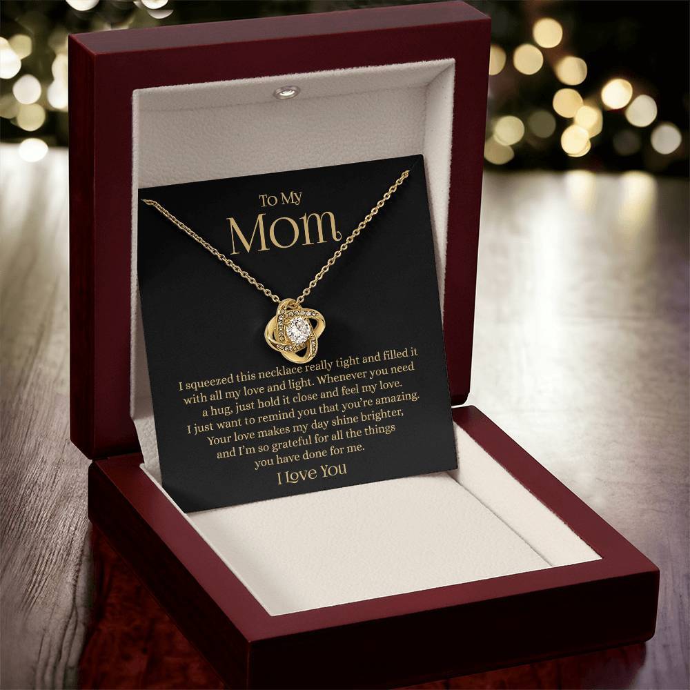 My Mom Necklace, Gift From Daughter Son, Mom Jewelry Birthday Mother’s Day Gifts