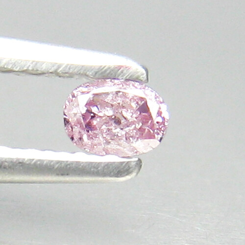 0.09Ct GORGEOUS ! UNTREATED NATURAL FANCY PURPLISH PINK DIAMOND FROM ARGYLE