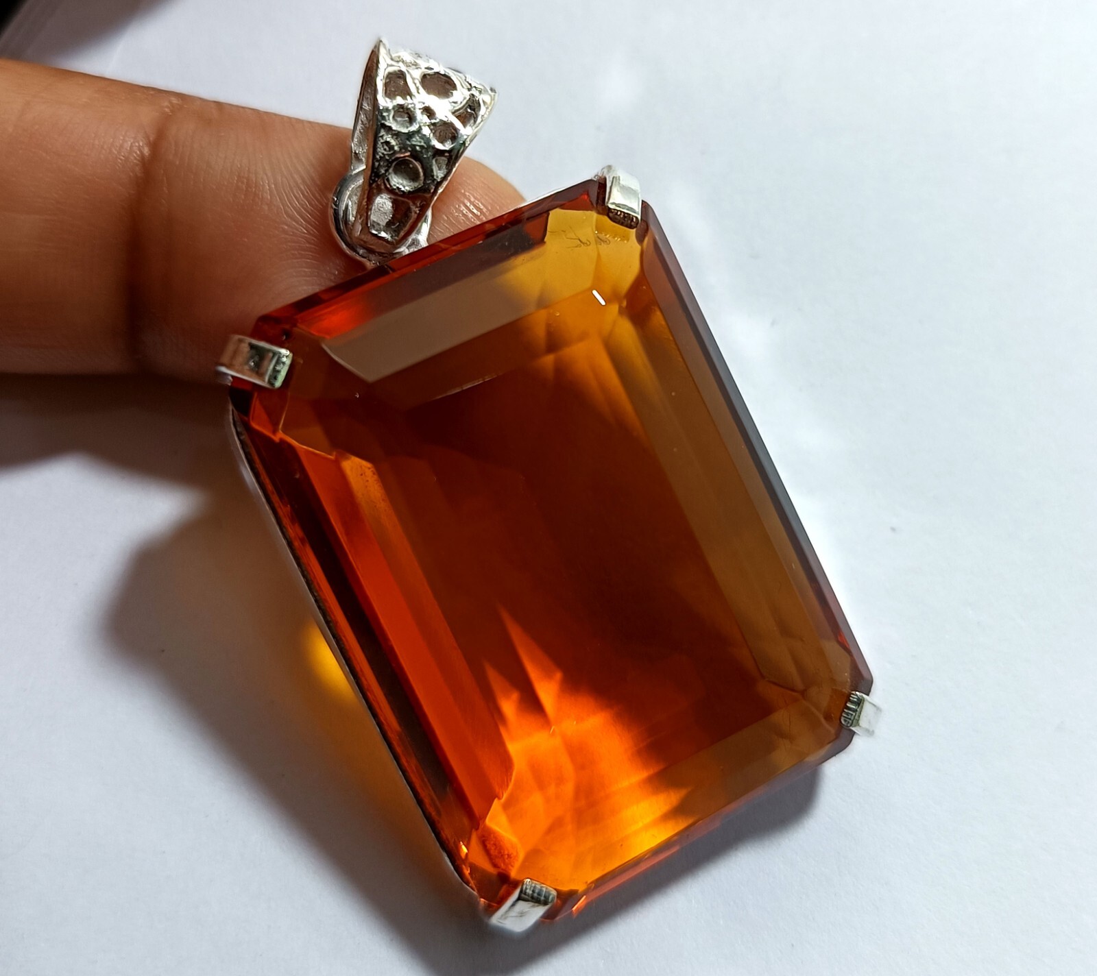 Certified Natural 104.35 Ct Brazilian Emerald Topaz Pendant Loose Gemstone