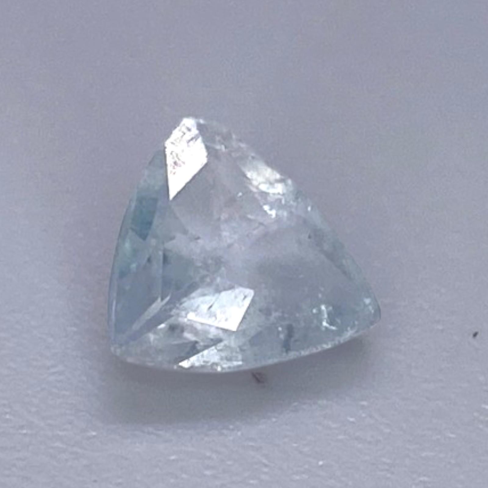 0.65 ct CELESTITE – MADAGASCAR – Natural Rare Untreated Faceted – FREAKINGCAT