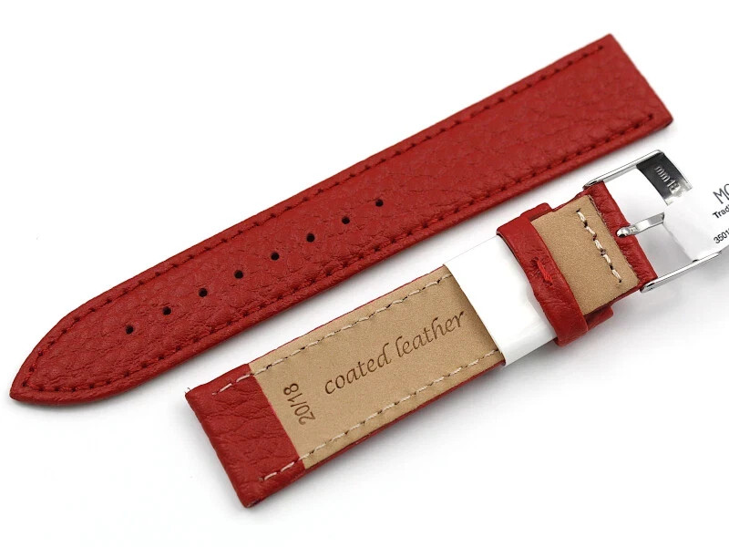 Watch Band Morellato Genuine Leather Red Various Sizes Handmade Made Italy New