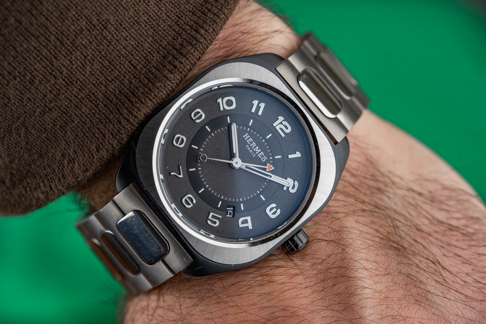 HERMES H08 Black Dial Automatic Watch (W049430WW00)
