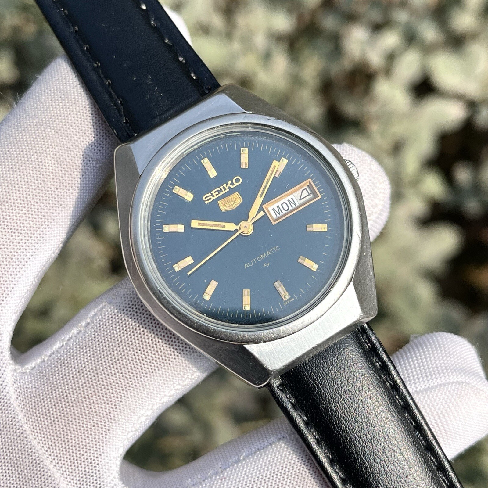 Vintage Seiko 5 Automatic Dress Formal Japan Made Men’s Watch 6310-8130
