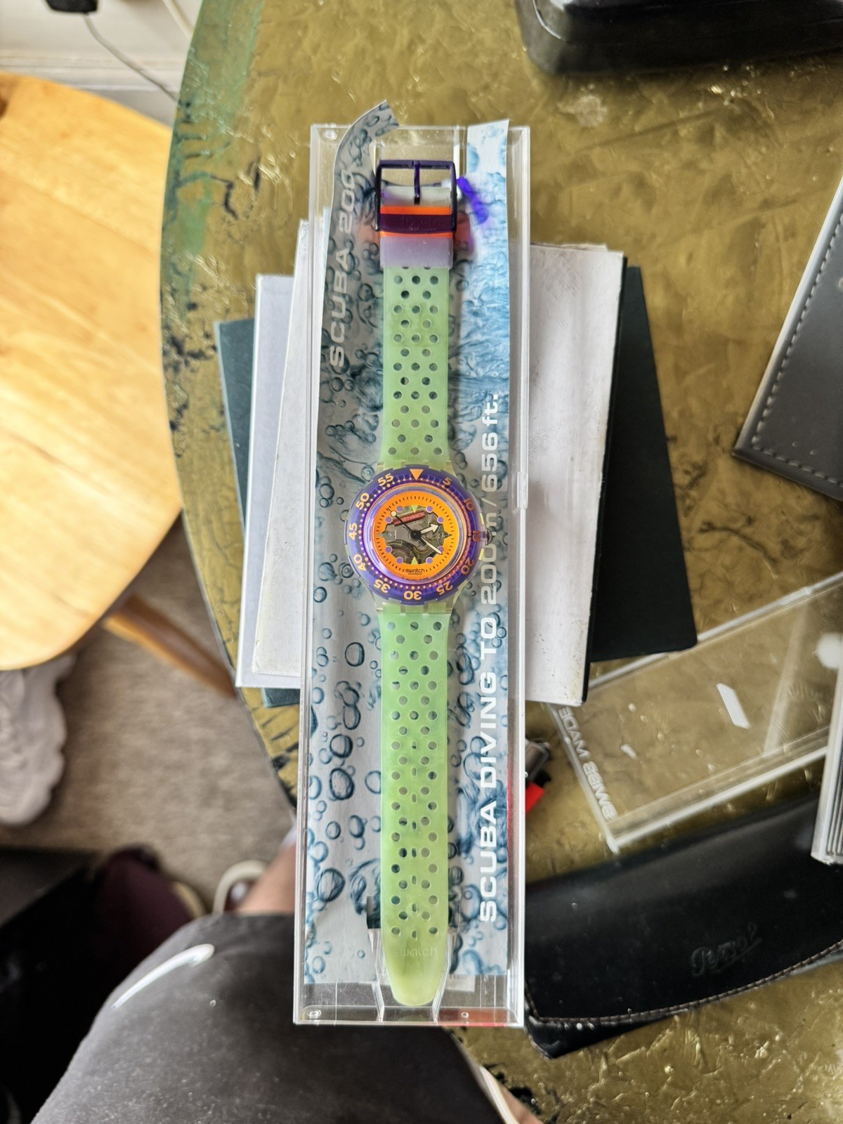 SWATCH WATCH SDK103 HYPPOCAMPUS SCUBA 1991 ORIGINAL