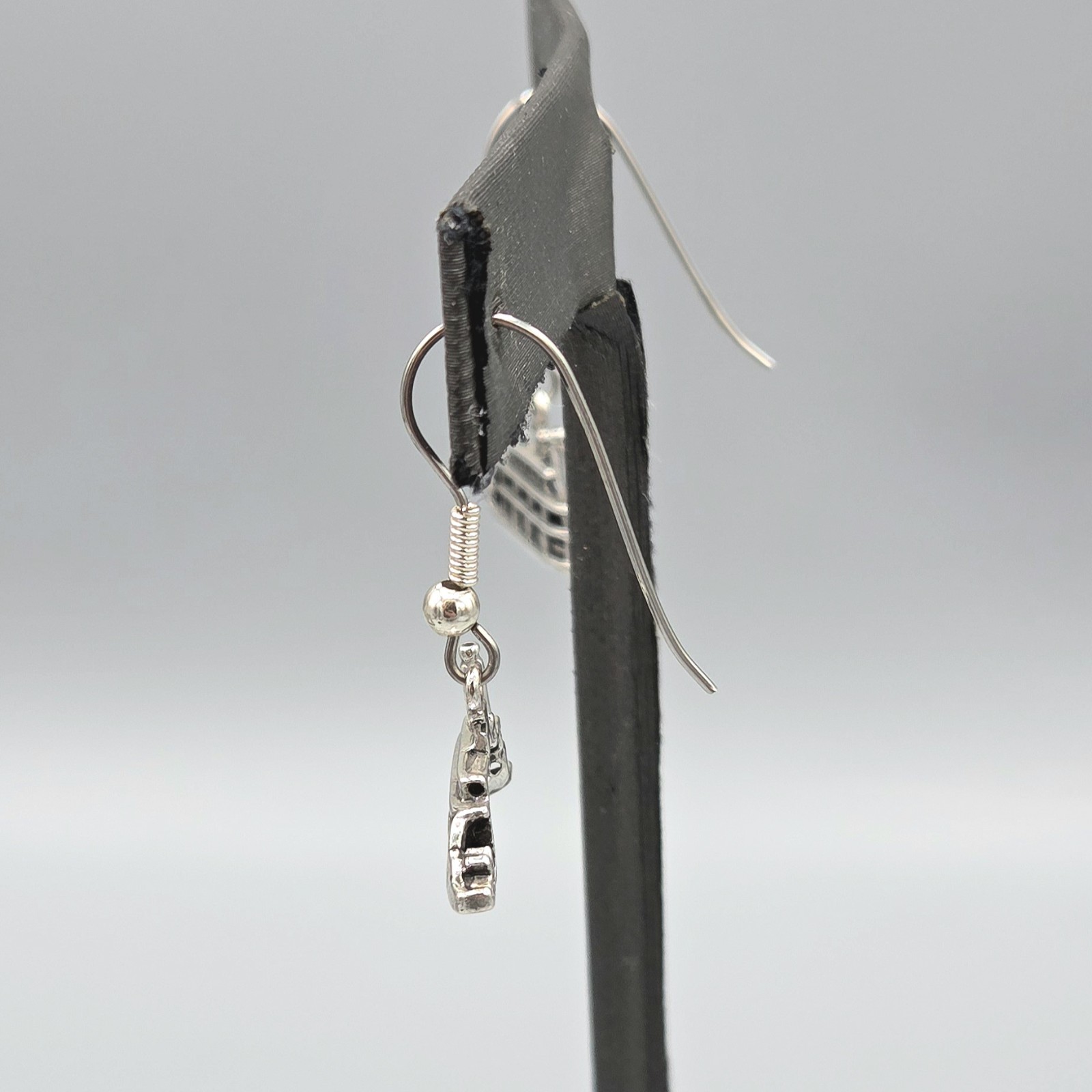 Wheeler Manufacturing WM CO Sterling Silver Riverboat Dangle Hook Earrings
