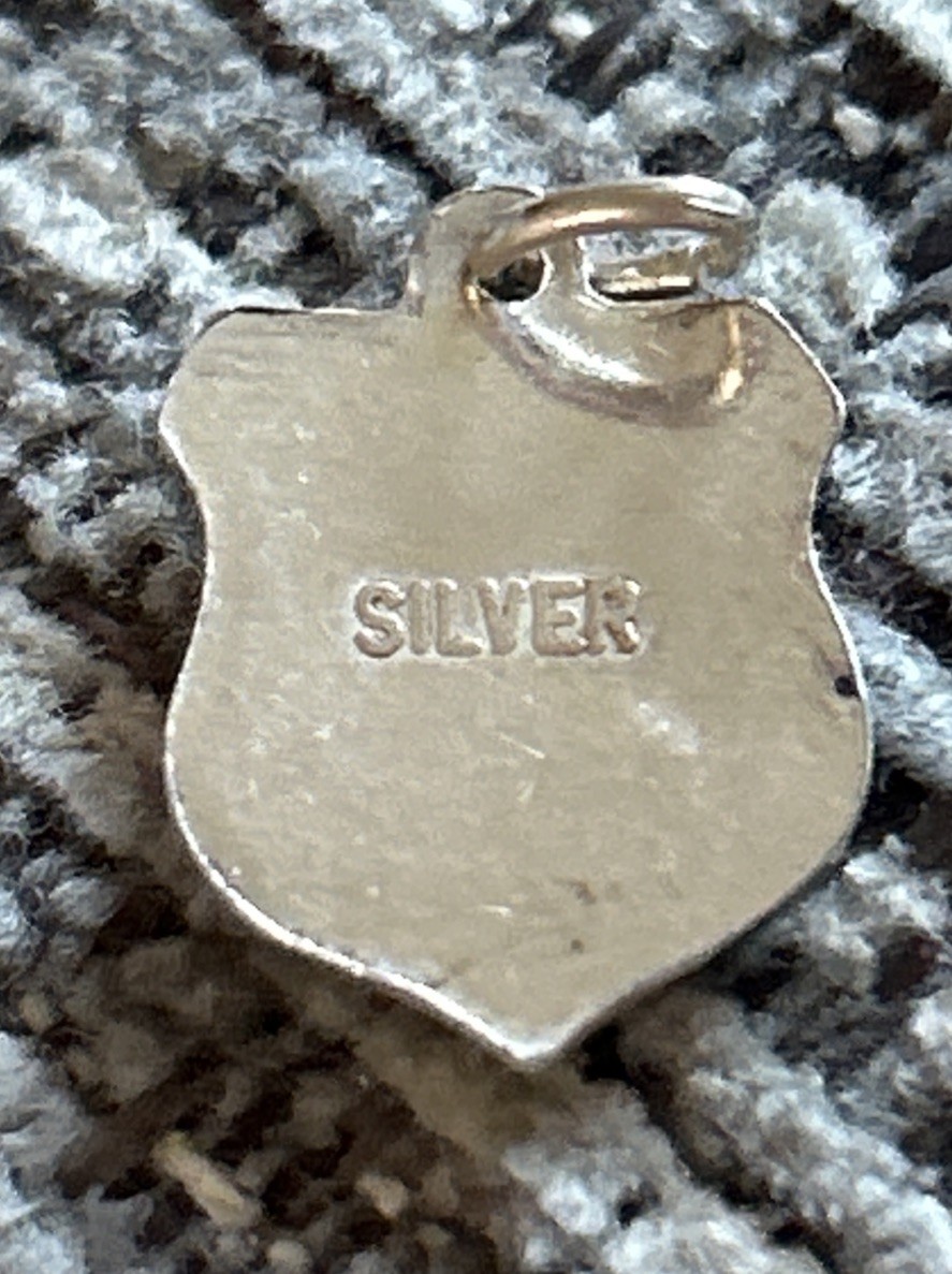 INVERNESS Silver Vintage Travel Shield Enamel Souvenir Collectible Charm