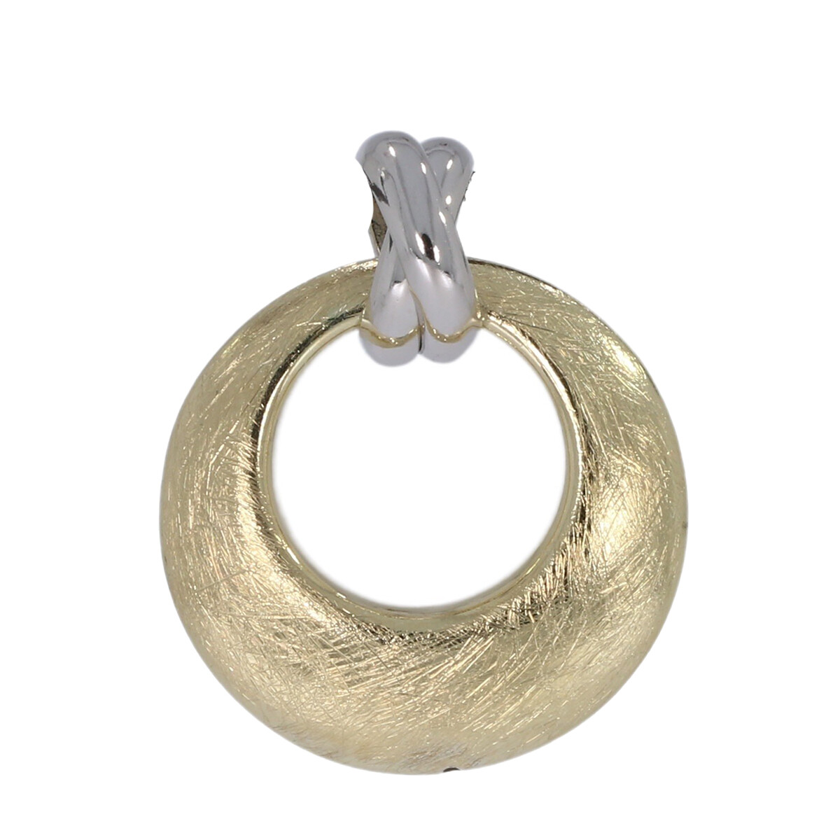 Xen Pendant Round Ice Frosted Two Tone