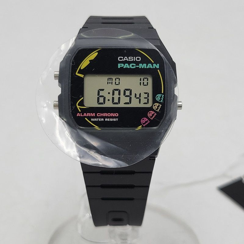 Used excellent condition CASIO PAC MAN DIGITAL QUARTZ F 91WPC 1ADR digital quart