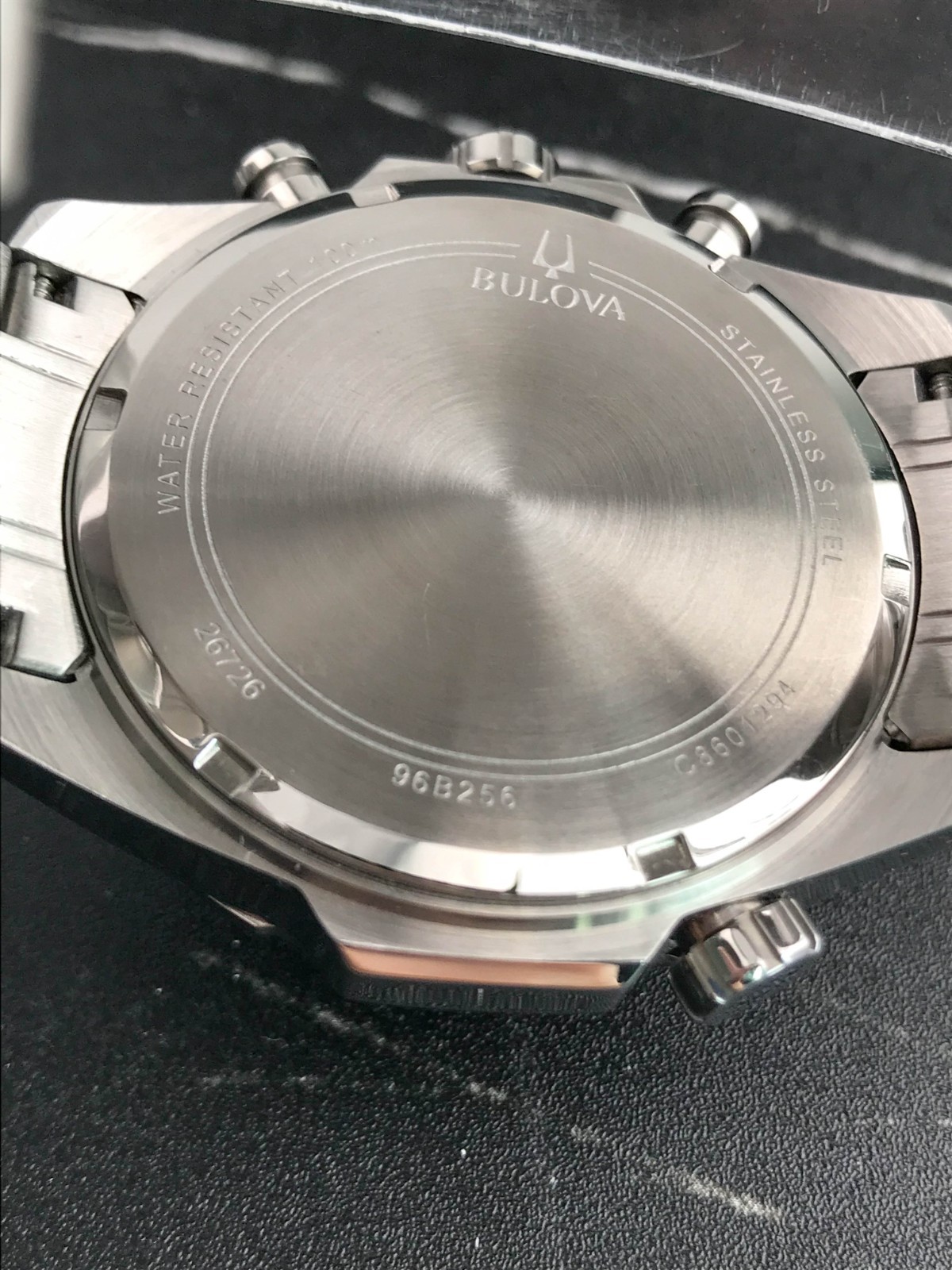 Bulova Marine Star 96B256 Stainless Steel Chronograph Men’s Bule Dial Watch