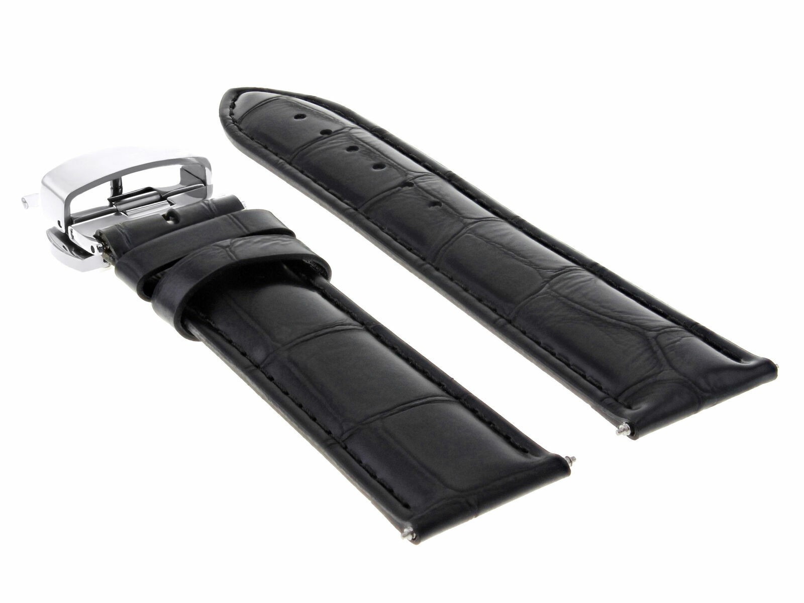 17-18-19-20-21-22-23-24MM GENUINE LEATHER WATCH STRAP BAND FOR SEIKO + CLASP