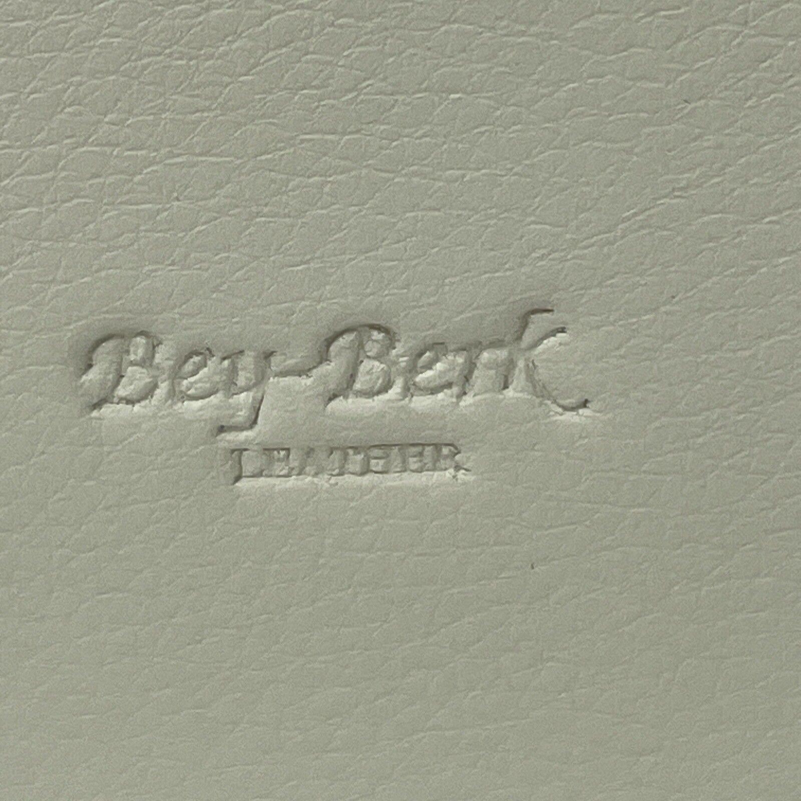 EUC BEY-BERK “Madeline” Ivory & Brown Leather Suede Folding Travel Jewelry Case