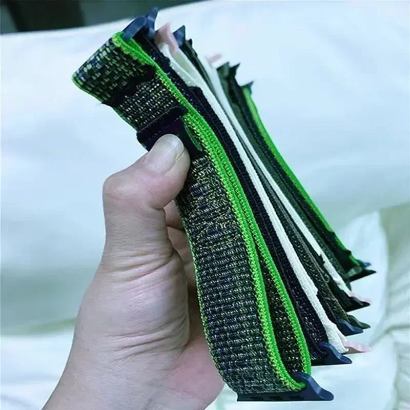 Nylon Classic Sport Loop bracelet correa Apple watch series 9 8 7 5 4 3 Ultra SE