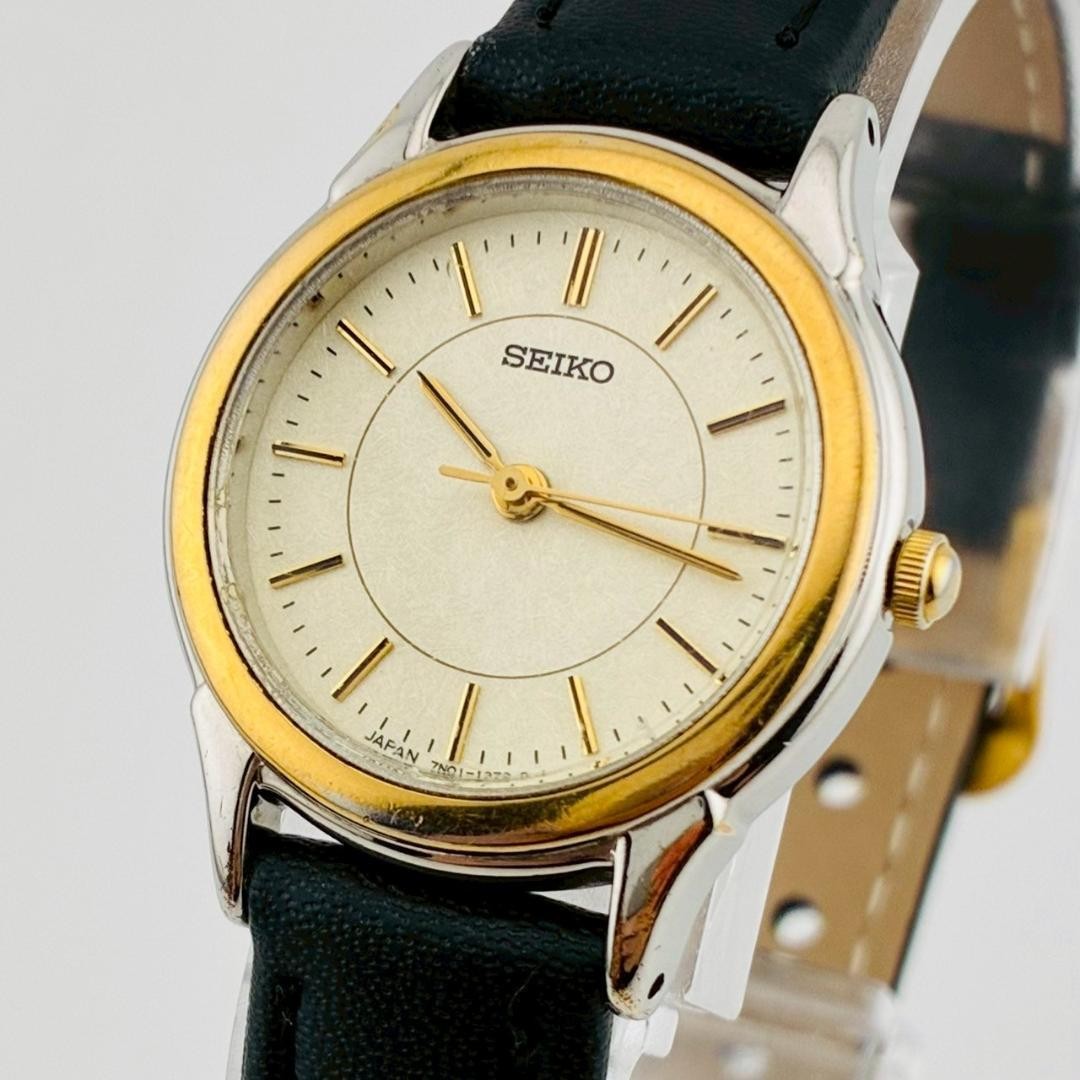 [Battery Replaced] SEIKO Women’s Watch with New Strap 7N01-6880