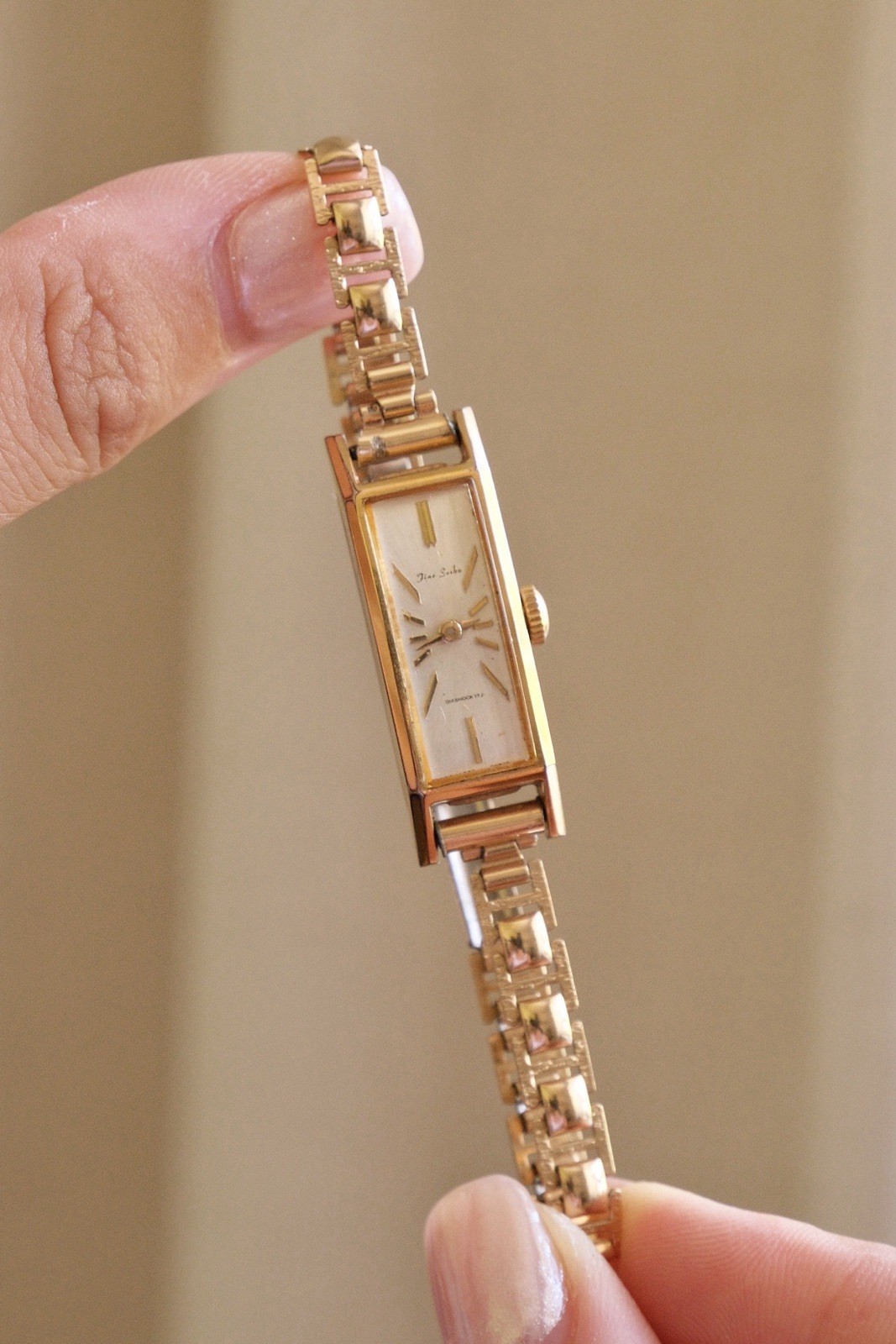 50s / 60s Vintage Fine Seiko Ladies Dress Watch 17 Jewels Diashock Hand Wound
