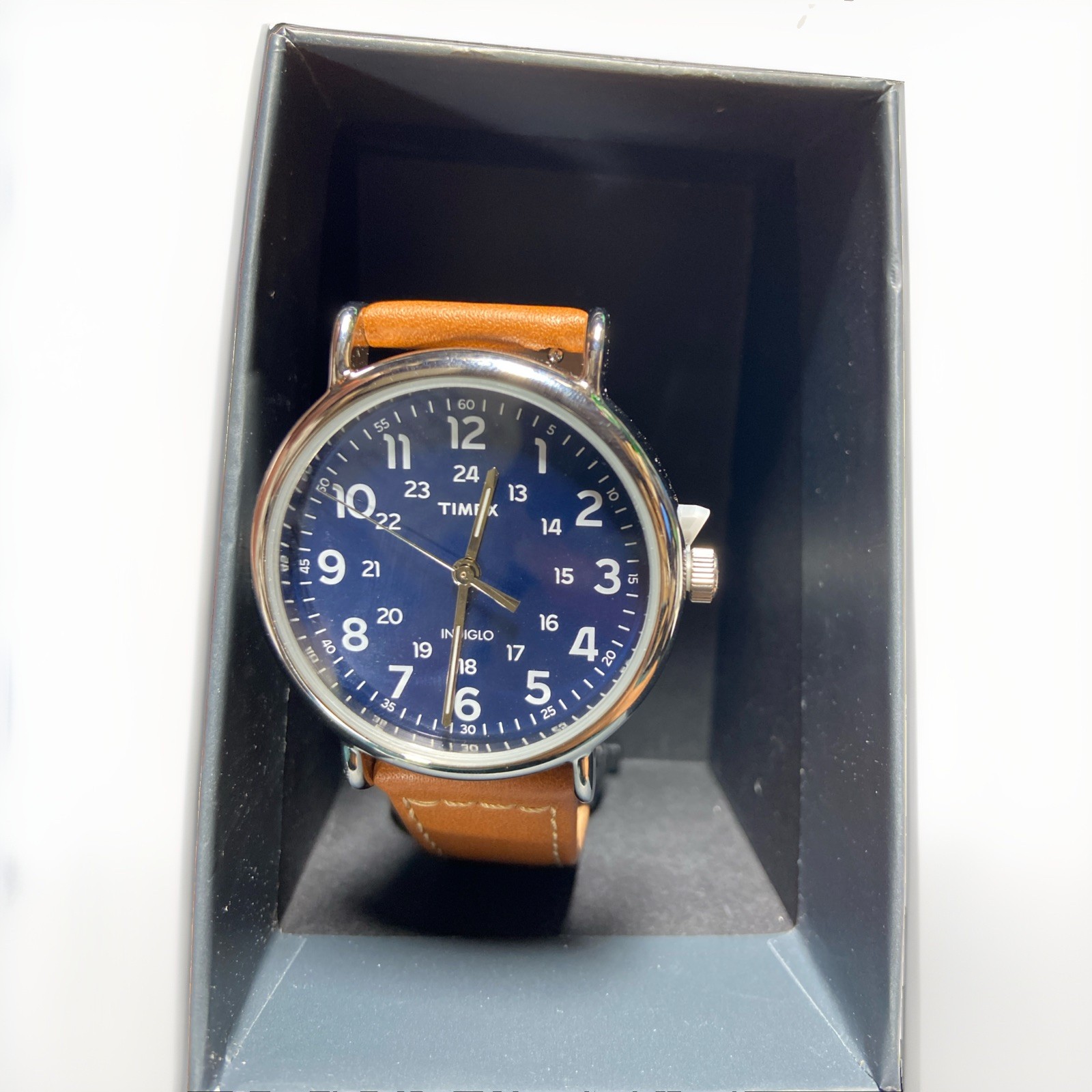 TIMEX Wristwatch TW2R42500 Quartz Navy Men Casual Everyday Water Resistant