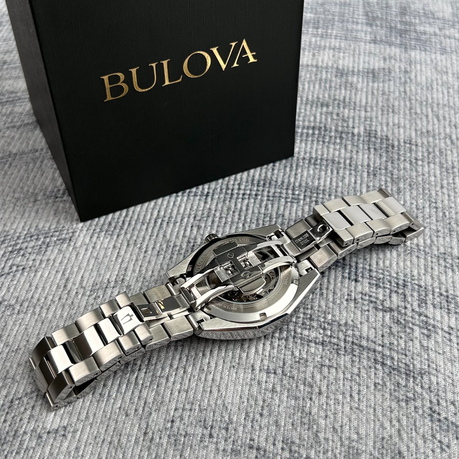 Bulova Surveyor 96A270 Men’s Classic Black Dial Automatic Watch 42mm