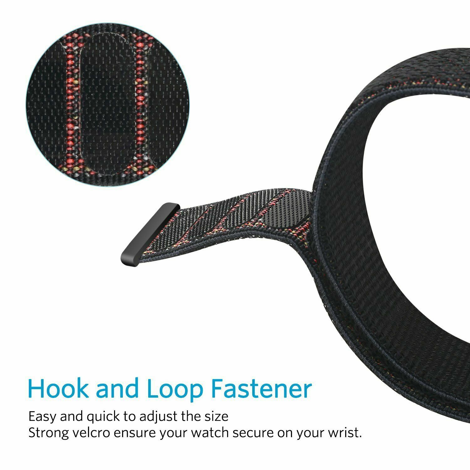 Wristband For Fitbit Charge3/Charge 4 Nylon Watch Band Sport Loop Strap Bracelet
