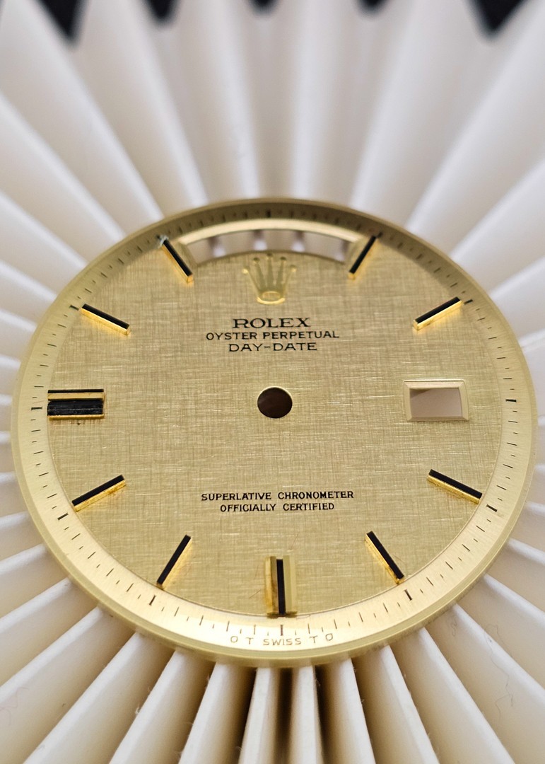 Rolex Golden Tapestries Day-Date Dial, No Trizium xRef. 1803, Plastic Glass