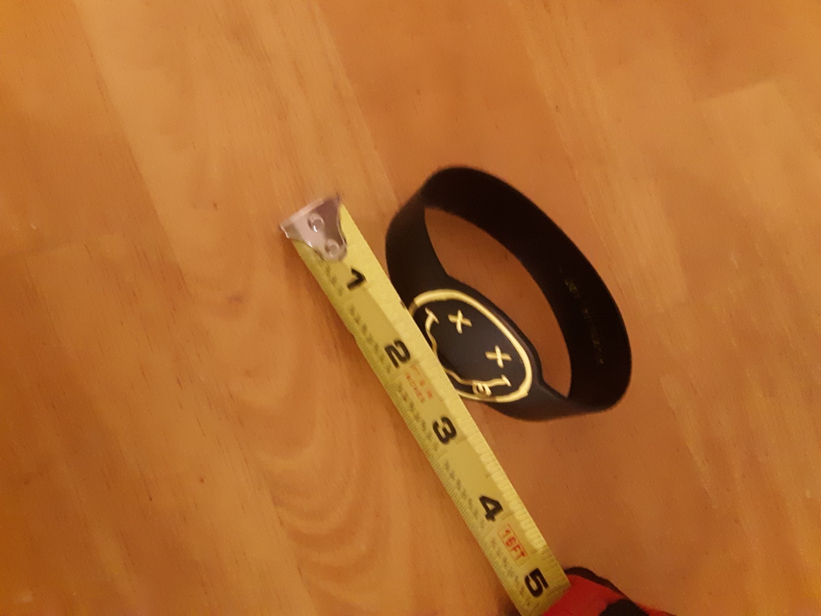 Nirvana Band Punk Rubber Bracelet 2013 Black Hot Topic