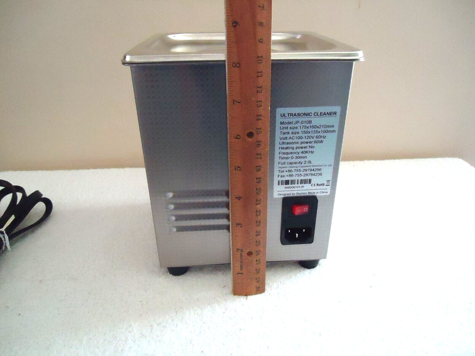 Skymen Model JP-010B Multi Use Ultrasonic Cleaner ” Great Multi Use Cleaner “