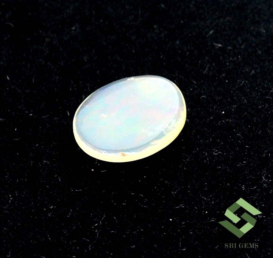 11×9 mm Natural Ethiopian Opal Oval Cabochon 1.32 CTS Loose Certified Gemstone