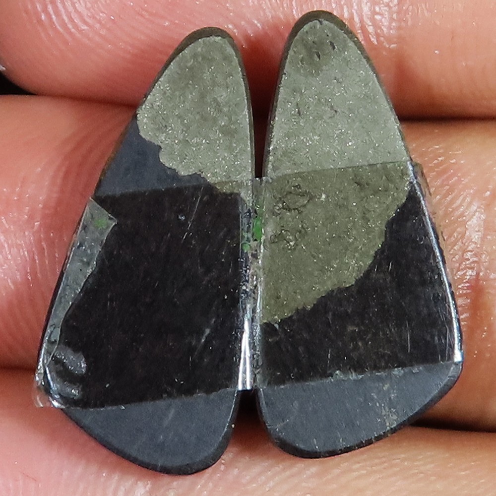 100% Natural Apache Gold Pair Cabochon Loose Gemstone 26.20 Cts 11x26x3 mm LP173