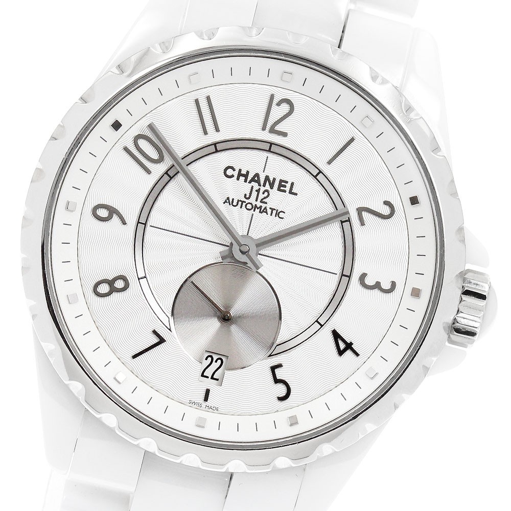 CHANEL J12 H3837 White Ceramic white Dial Automatic Boy’s Watch_962952