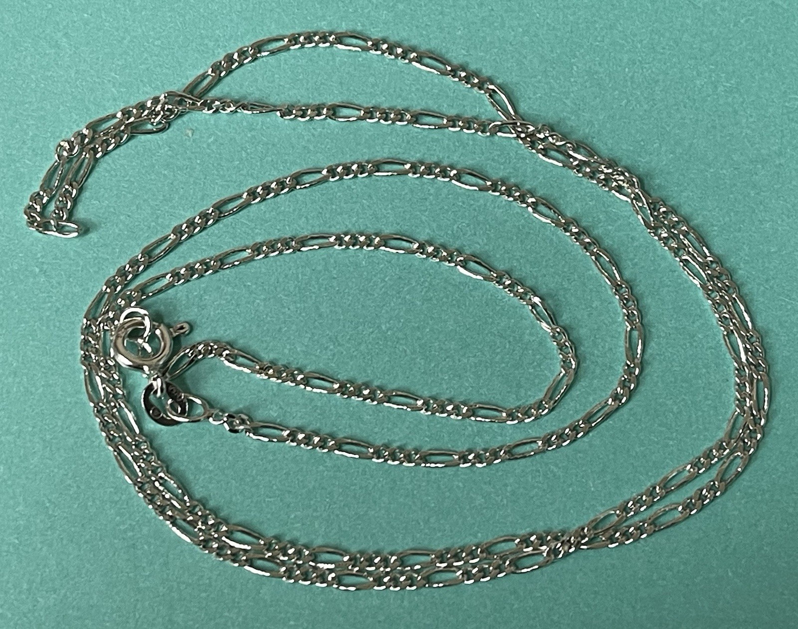 24” 1.8mm Sterling Silver .925 Figuro Chain Necklace 3.8 Grams